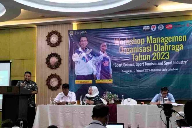 
Disbudpora Kab. Bekasi Gelar Workshop Manajemen Organisasi Olahraga 2023