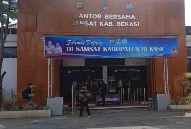 
Kantor Samsat Kabupaten Bekasi. (Doc: Istimewa)