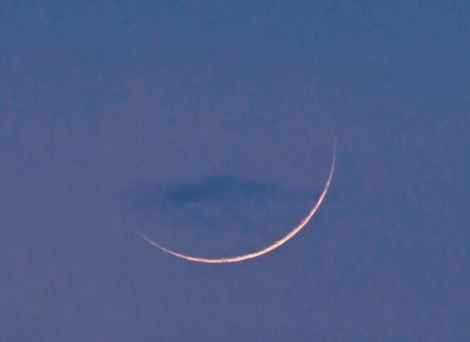 
Penampakan Hilal. (Doc: Istimewa)