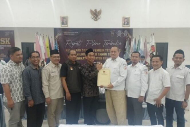 KPU Tetapkan DPT Kabupaten Bekasi Pemilu Tahun 2024. (Dok: Istimewa)