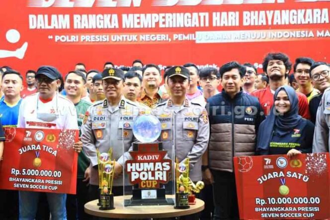 
Turnamen Seven Soccer Polri. (Dok: Istimewa)