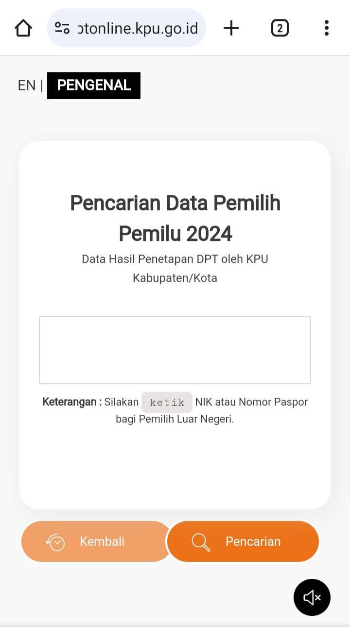 Cara Cek DPT Online Pemilu 2024