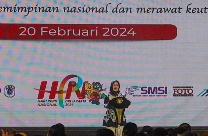 
Ketua Dewan Pers, Ninik Rahayu, Saat Menghadiri Puncak Peringati Hari Pers Nasional di Jakarta. (Dok: Istimewa)