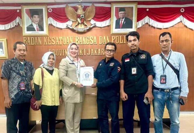 
DPD AWPI Provinsi DKI Jakarta Lapor Keorganisasian ke Kesbangpol. (Dok: Istimewa)