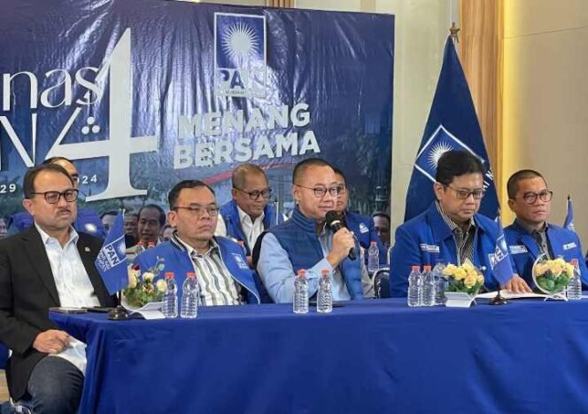 
Rakernas PAN, membahas rencana kongres dan menetapkan calon gubernur dan wakil gubernur untuk Pilkada 2024. (Dok: Istimewa)