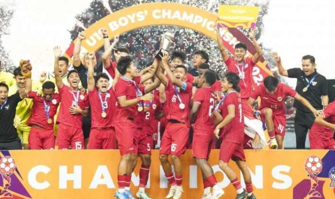 
Timnas Indonesia U-19 Juara piala ASEAN U-19 Boys Championship 2024. (Dok: Istimewa)