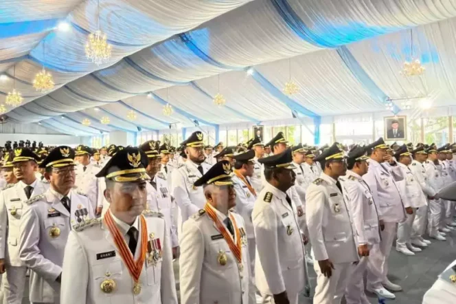 Barusan Pelantikan Kepala Daerah di Istana Negara, Jakarta. (Dok: Istimewa)