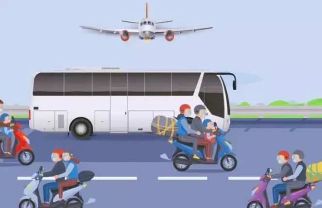 
Ilustrasi Mudik Lebaran. (Dok: Istimewa)