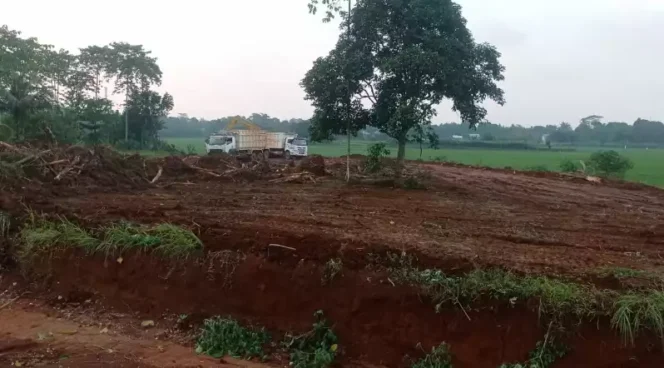 
Aktivitas Galian C Tanah Merah di Desa Ciledug, Setu. (Dok: Istimewa)