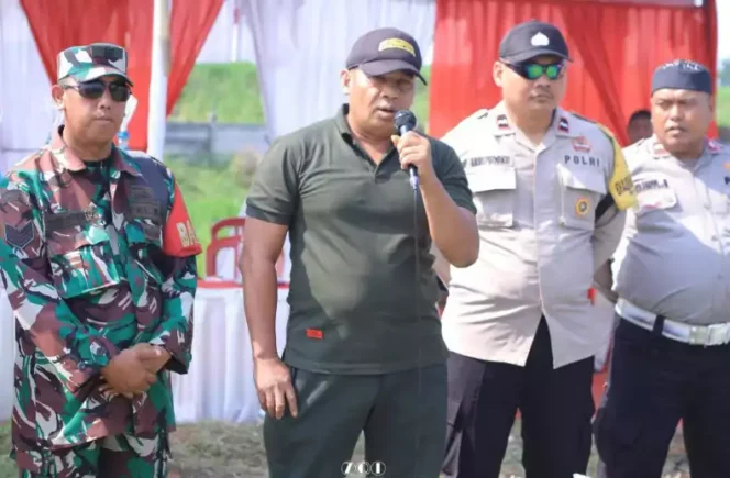 Pemerintah Desa Lubangbuaya, Kecamatan Setu, Kabupaten Bekasi, menggelar turnamen olahraga menyambut HUT RI ke-80 dan Hari Jadi Kabupaten Bekasi ke-75. (Dok: Istimewa)