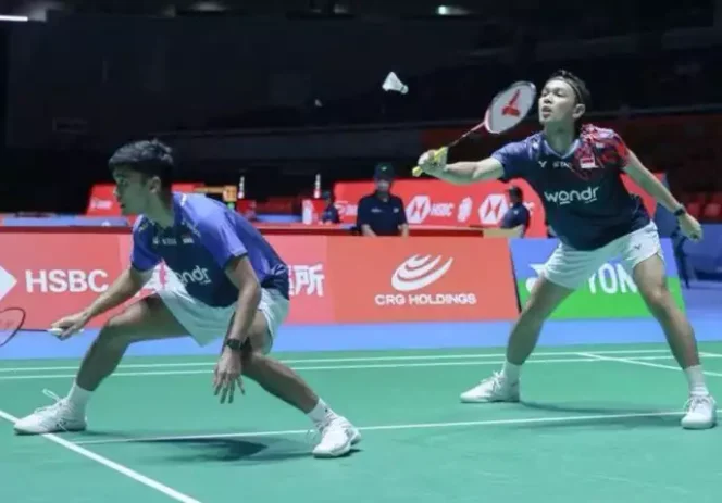 Pasangan ganda putra Indonesia, Fajar Alfian dan Muhammad Shohibul Fikri. (Dok: Istimewa)