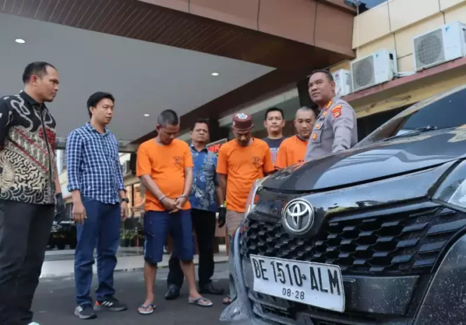 
Penangkapan Komplotan Curanmor di Bandar Lampung. (Dok: Istimewa)