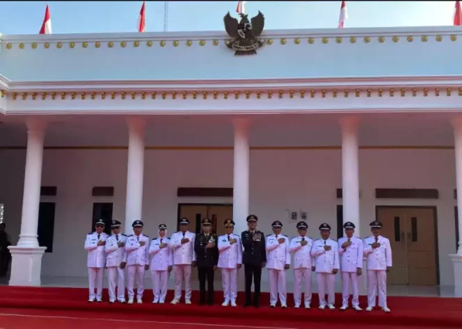 
Upacara Peringatan HUT RI Kecamatan Setu, Kabupaten Bekasi. (Dok: Istimewa)