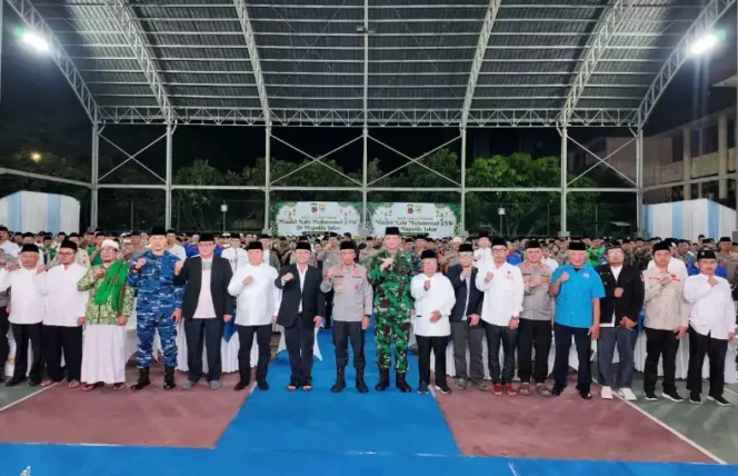 Doa Bersama Memperingati Maulid Nabi Muhammad SAW, jajaran Polda Jawa Barat. (Dok: Istimewa)
