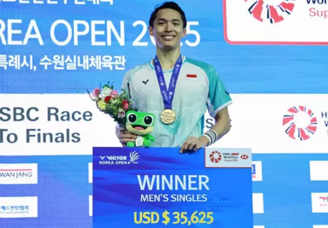 
Pebulu tangkis tunggal putra Indonesia, Jonatan Christie. (Dok: Istimewa)