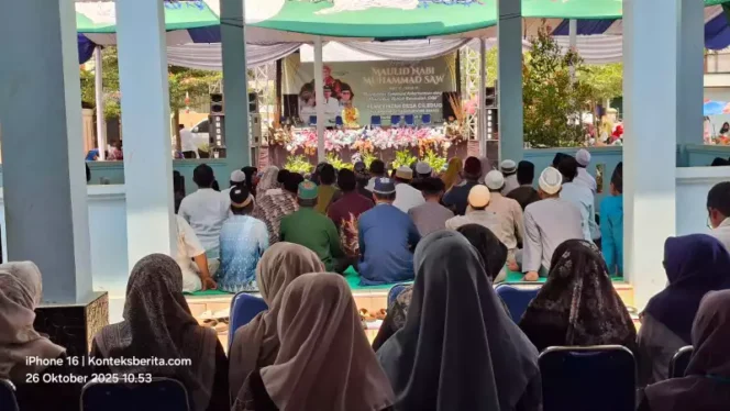Pemdes Ciledug Gelar Acara Maulid dengan Tema “Meneguhkan Semangat Kebersamaan dengan Meneladani Akhlak Rosulullah SAW”