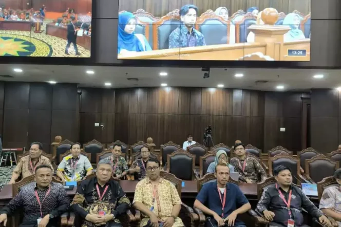Sidang lanjutan uji materiil Pasal 8 Undang-Undang Nomor 40 Tahun 1999 tentang Pers di MK. (Dok: Istimewa)