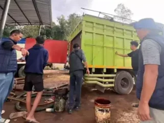 Penggrebekan Gudang Penimbun BBM Subsidi di Bangka. (Dok: Istimewa)