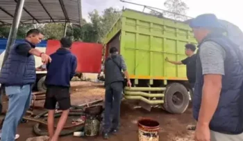 Penggrebekan Gudang Penimbun BBM Subsidi di Bangka. (Dok: Istimewa)