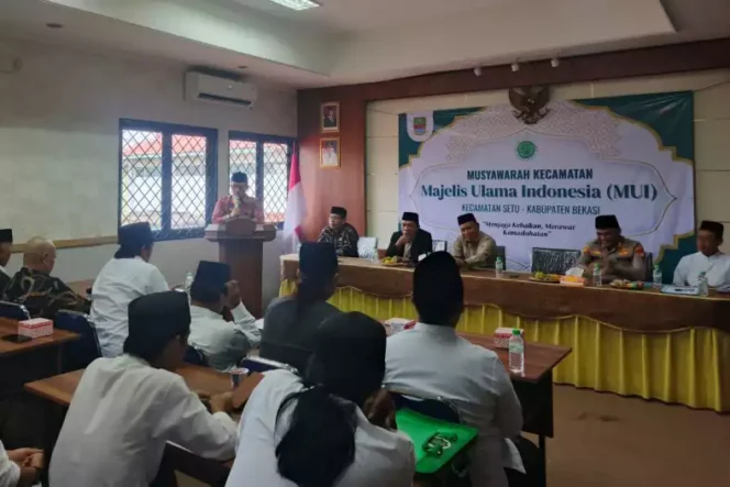 
Muscam MUI Kecamatan Setu, Kabupaten Bekasi. (Dok: Istimewa)