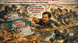 Ilustrasi: Kejahatan Pencatutan Identitas di Era Digital. (Dok: Istimewa)