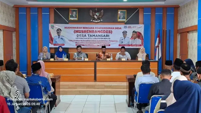 
Musrenbang Desa Tamansari, Setu. (Dok: Istimewa)