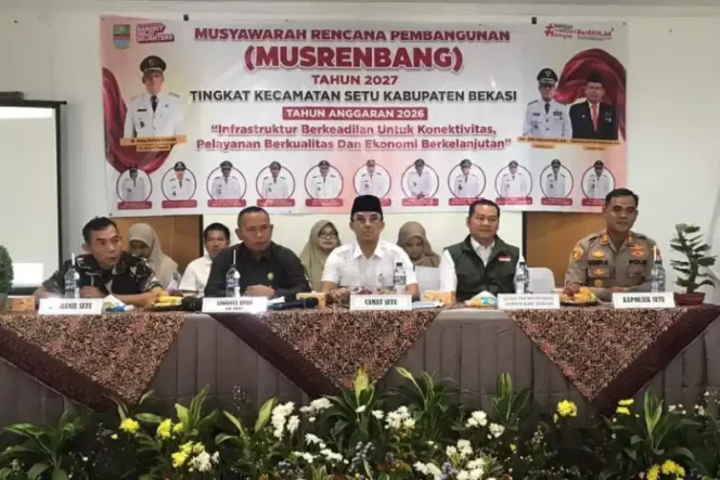 
Musrenbang Kecamatan Setu, Kabupaten Bekasi. (Dok: Istimewa)
