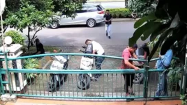 Rekaman CCTV dari rumah Sri Sukarni. (Dok: Istimewa)