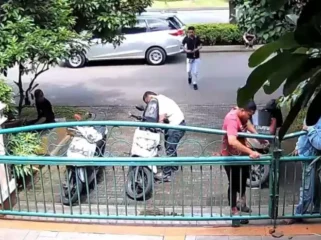 Rekaman CCTV dari rumah Sri Sukarni. (Dok: Istimewa)