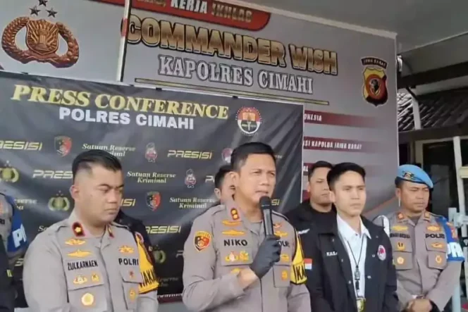 
Konfers Polres Cimahi Ungkap Peredaran Sabu. (Dok: Istimewa)