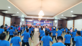 Photo: Giat Dewan Pimpinan Cabang (DPC) PORSI Kota Bekasi Gelar Pelatihan Senam bugar sepanjang usia  Seri1 (Doc.cam) 