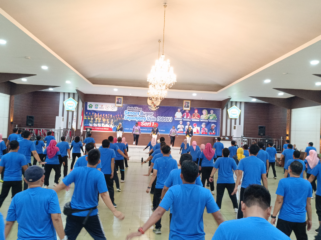 Photo: Giat Dewan Pimpinan Cabang (DPC) PORSI Kota Bekasi Gelar Pelatihan Senam bugar sepanjang usia  Seri1 (Doc.cam) 