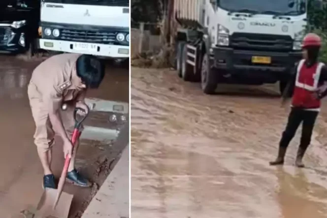 
Lurah Burangkeng Desak PT CMS Hentikan Pengiriman Tanah Proyek Tol Japek 2. (Dok: Istimewa)