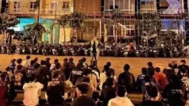 Satlantas Polres Tuban Bubarkan Balap Liar Dini Hari. (Dok: Istimewa)