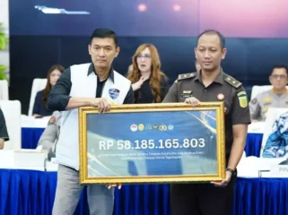 Rp58,18 Miliar Aset TPPU Judi Online Diserahkan Bareskrim ke Negara. (Dok: Istimewa)