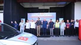 Photo: Kolaborasi  Pemerintah bersama BUMN dan Polri giat pelepasan Tim Liputan Arus mudik 2026(Doc.Ist) 