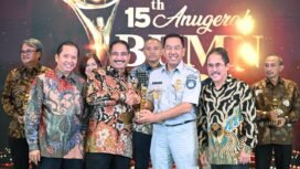 Photo: PT Jasa Raharja mencatat prestasi dalam ajang Anugerah BUMN 2026 dengan meraih dua penghargaan bergengsi sekaligus. Kegiatan tersebut digelar oleh BUMN Track bekerja sama dengan BTA Academy (Doc.Ist) 