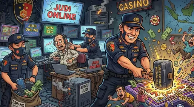 Ilustrasi Pengungkapan Kasus Judol. (Dok: Istimewa)