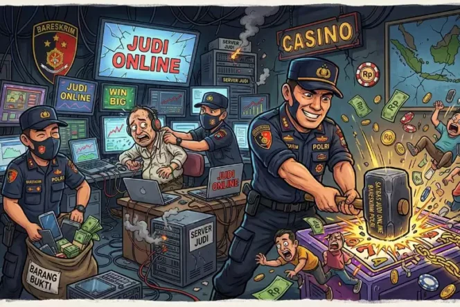 
Ilustrasi Pengungkapan Kasus Judol. (Dok: Istimewa)