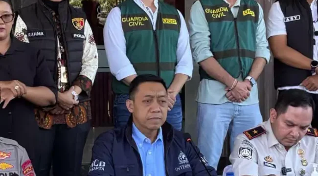 Penangkapan Buronan Interpol Inggris. (Dok: Istimewa)