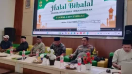 Halal bihalal Desa Lubangbuaya Buaya, Setu. (Dok: Istimewa)