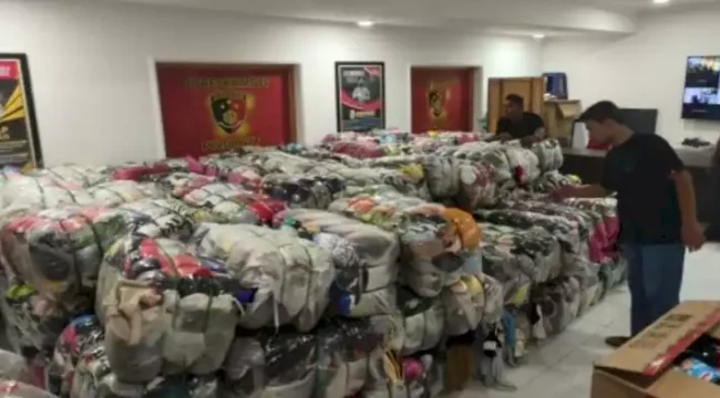 Penyelundupan Thrifting Ilegal di Perbatasan NTT. (Dok: Istimewa)