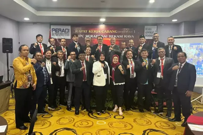 
Rakercab DPC PERADI SAI Bekasi Raya. (Dok: Istimewa)