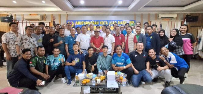 
Photo: Musyawarah Kota Luar Biasa (Muskotlub) Persatuan Bulutangkis Seluruh Indonesia (PBSI) Kota Bekasi menetapkan Agus Harpa Senjaya sebagai ketua baru periode 2026–2030.(Doc.Ist) 