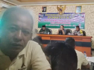 H. Taman SW Soroti Panitia Pilkades Mekarwangi, Cikarang Barat. (Dok: Istimewa)