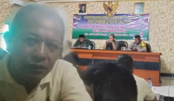 H. Taman SW Soroti Panitia Pilkades Mekarwangi, Cikarang Barat. (Dok: Istimewa)