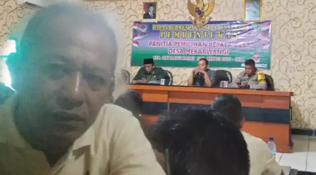 H. Taman SW Soroti Panitia Pilkades Mekarwangi, Cikarang Barat. (Dok: Istimewa)
