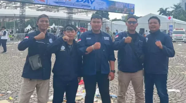 GBIL-SARBUMUSI PT. Logisteed Indonesia Forwarding Karawang Peringati May Day 2026 di Monas. (Dok: Istimewa)
