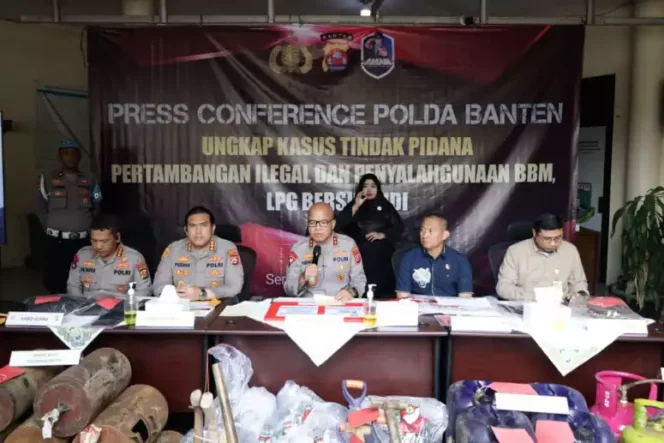 
Pengungkapan Penyalahgunaan BBM Subsidi di Banten. (Dok: Istimewa)