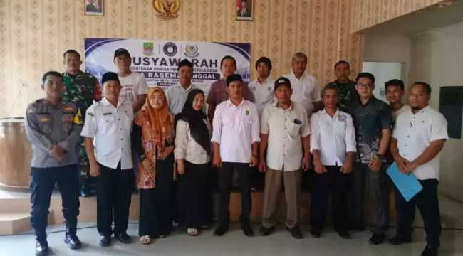 Rapat Pembentukan panitia Pilkades Ragemanunggal. (Dok: Istimewa)